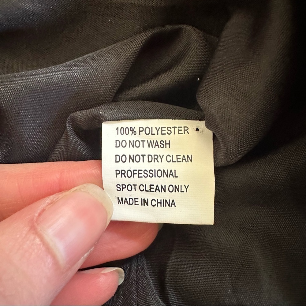 NWOT MAC DUGGAL Black 49106 Square Neck A Line Mini Dress Rhinestone Strap Sz 10 - Picture 13 of 16